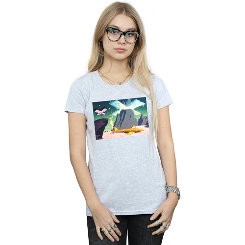 Abbigliamento Donna T-shirts a maniche lunghe Dessins Animés Martian Maggot Grigio