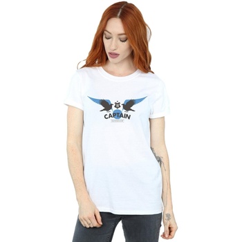 Abbigliamento Donna T-shirts a maniche lunghe Harry Potter Ravenclaw Captain Bianco