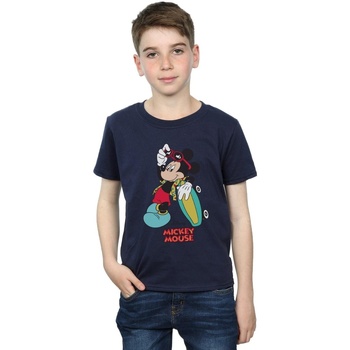 Abbigliamento Bambino T-shirt maniche corte Disney Mickey Mouse Skate Dude Blu