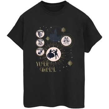 Abbigliamento Donna T-shirts a maniche lunghe Harry Potter Yule Ball Nero
