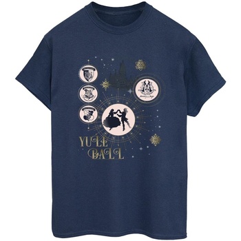 Abbigliamento Donna T-shirts a maniche lunghe Harry Potter Yule Ball Blu