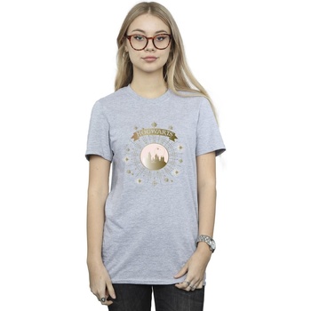 Abbigliamento Donna T-shirts a maniche lunghe Harry Potter Hogwarts Yule Ball Grigio