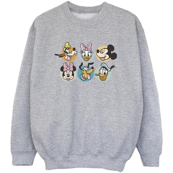 Abbigliamento Bambino Felpe Disney Mickey Mouse And Friends Faces Grigio