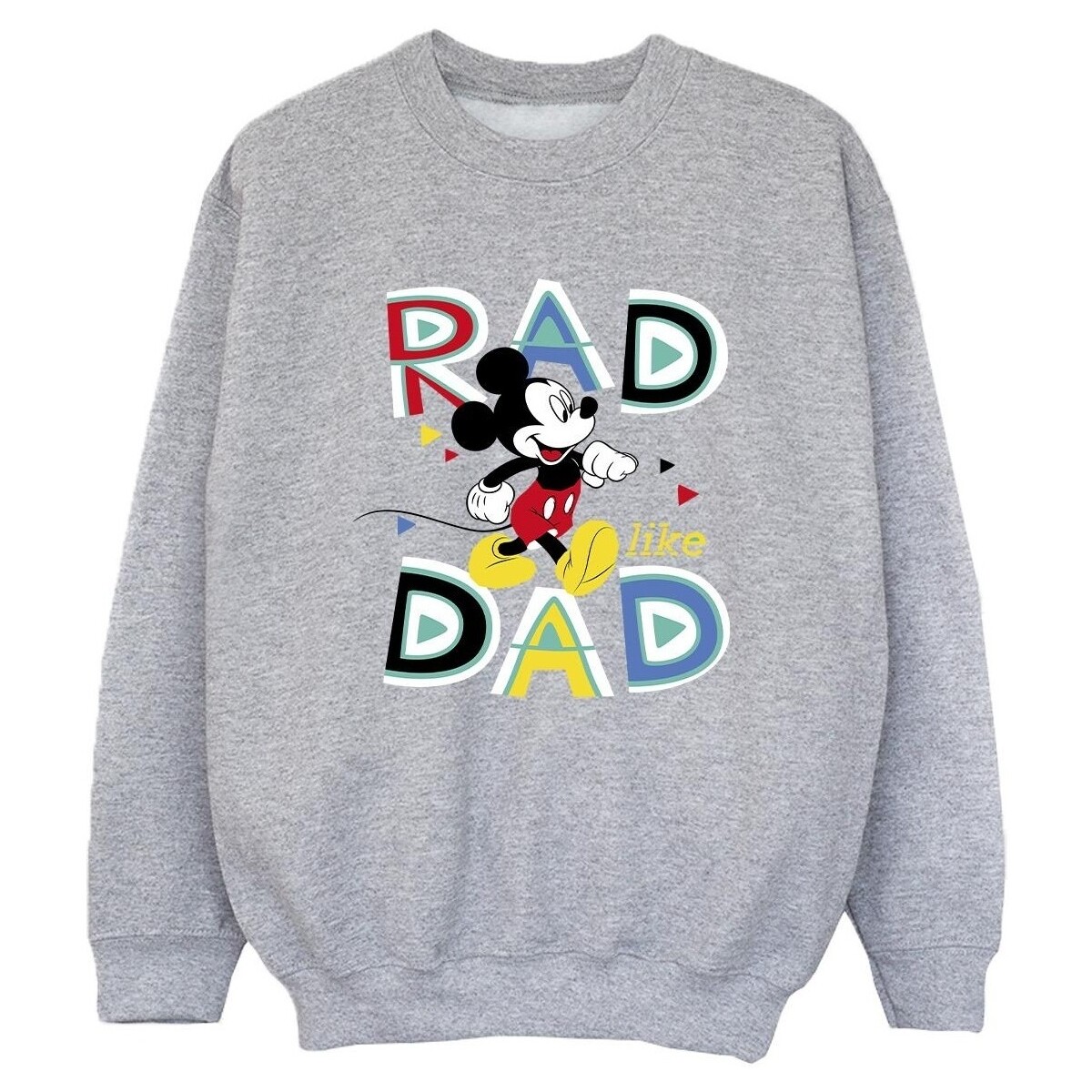 Abbigliamento Bambino Felpe Disney Mickey Mouse Rad Dad Grigio