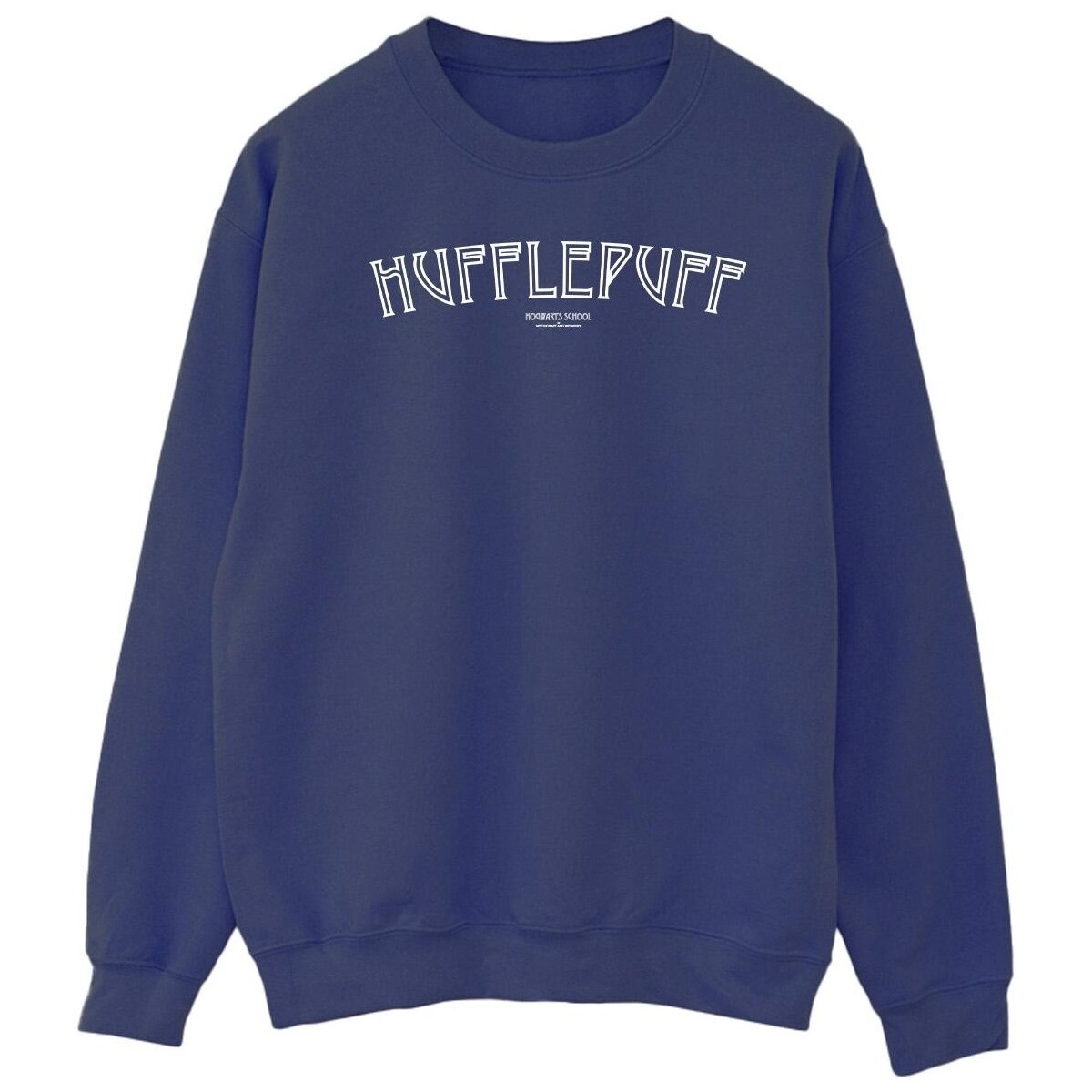 Abbigliamento Uomo Felpe Harry Potter Hufflepuff Logo Blu