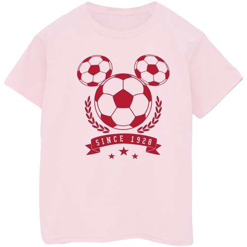 Abbigliamento Bambino T-shirt & Polo Disney Mickey Football Head Rosso