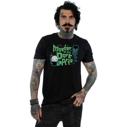Abbigliamento Uomo T-shirts a maniche lunghe Harry Potter Voldemort Dark Arts Junior Nero