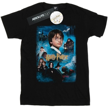 Abbigliamento Uomo T-shirts a maniche lunghe Harry Potter Philosopher's Stone Nero