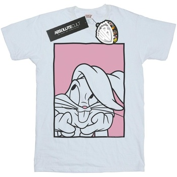 Abbigliamento Donna T-shirts a maniche lunghe Dessins Animés Bugs Bunny Adore Bianco