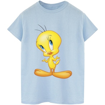 Abbigliamento Donna T-shirts a maniche lunghe Dessins Animés BI33140 Blu