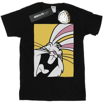 Abbigliamento Uomo T-shirts a maniche lunghe Dessins Animés Bugs Bunny Laughing Nero