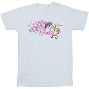 Abbigliamento Uomo T-shirts a maniche lunghe Dessins Animés ACME Doodles Lola Bunny Bianco