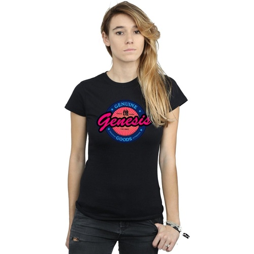 Abbigliamento Donna T-shirts a maniche lunghe Genesis Neon Logo Nero