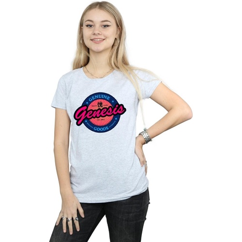 Abbigliamento Donna T-shirts a maniche lunghe Genesis Neon Logo Grigio