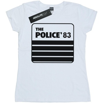 Abbigliamento Donna T-shirts a maniche lunghe The Police 83 Tour Bianco