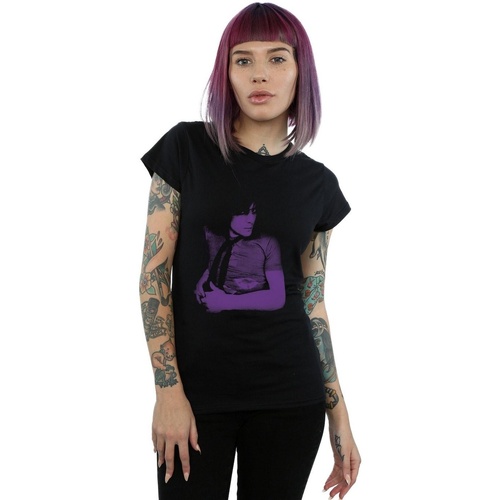 Abbigliamento Donna T-shirts a maniche lunghe Syd Barrett Violet Portrait Nero
