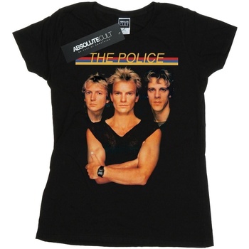Abbigliamento Donna T-shirts a maniche lunghe The Police Band Photo Nero