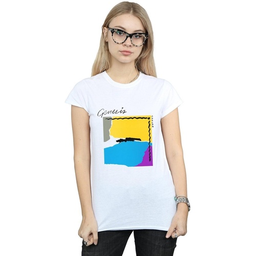 Abbigliamento Donna T-shirts a maniche lunghe Genesis Abacab Multicolour Bianco