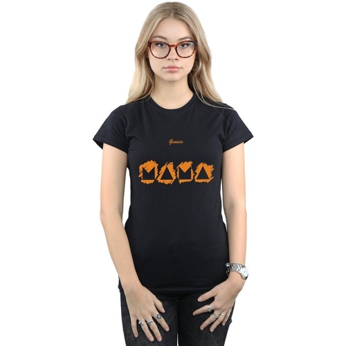 Abbigliamento Donna T-shirts a maniche lunghe Genesis Mama Mono Nero