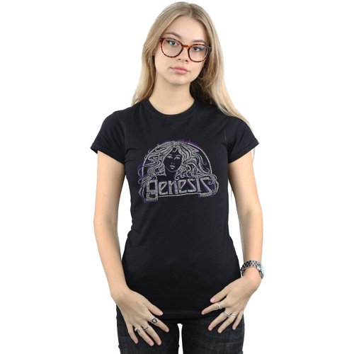 Abbigliamento Donna T-shirts a maniche lunghe Genesis Nuevo Girl Nero