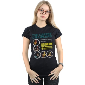 Abbigliamento Donna T-shirts a maniche lunghe Genesis The Carpet Crawlers Nero