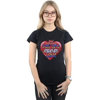 Abbigliamento Donna T-shirts a maniche lunghe Bad Company Feel Like Making Love Nero