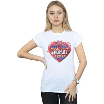 Abbigliamento Donna T-shirts a maniche lunghe Bad Company Feel Like Making Love Bianco