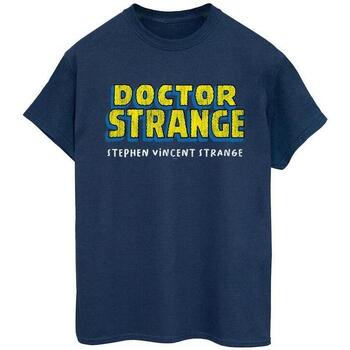 Abbigliamento Uomo T-shirts a maniche lunghe Marvel Doctor Strange AKA Stephen Vincent Strange Blu
