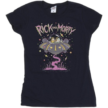 Abbigliamento Donna T-shirts a maniche lunghe Rick And Morty BI37990 Blu
