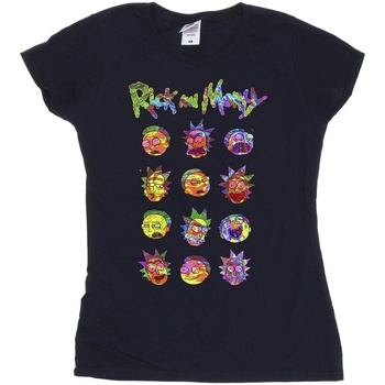 Abbigliamento Donna T-shirts a maniche lunghe Rick And Morty BI37991 Blu