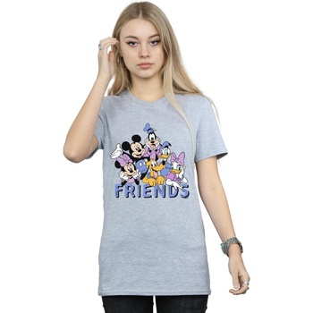 Abbigliamento Donna T-shirts a maniche lunghe Disney Classic Friends Grigio