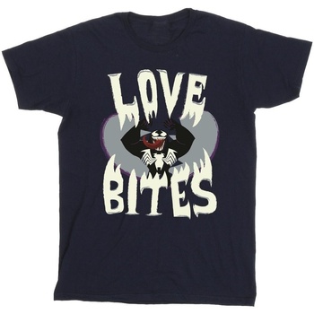 Abbigliamento Uomo T-shirts a maniche lunghe Marvel Venom Love Bites Blu