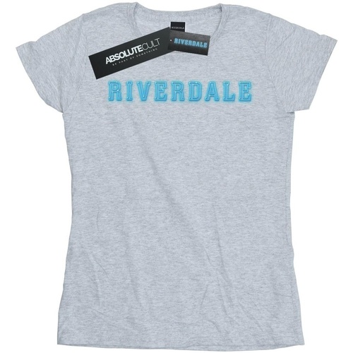 Abbigliamento Donna T-shirts a maniche lunghe Riverdale Neon Logo Grigio