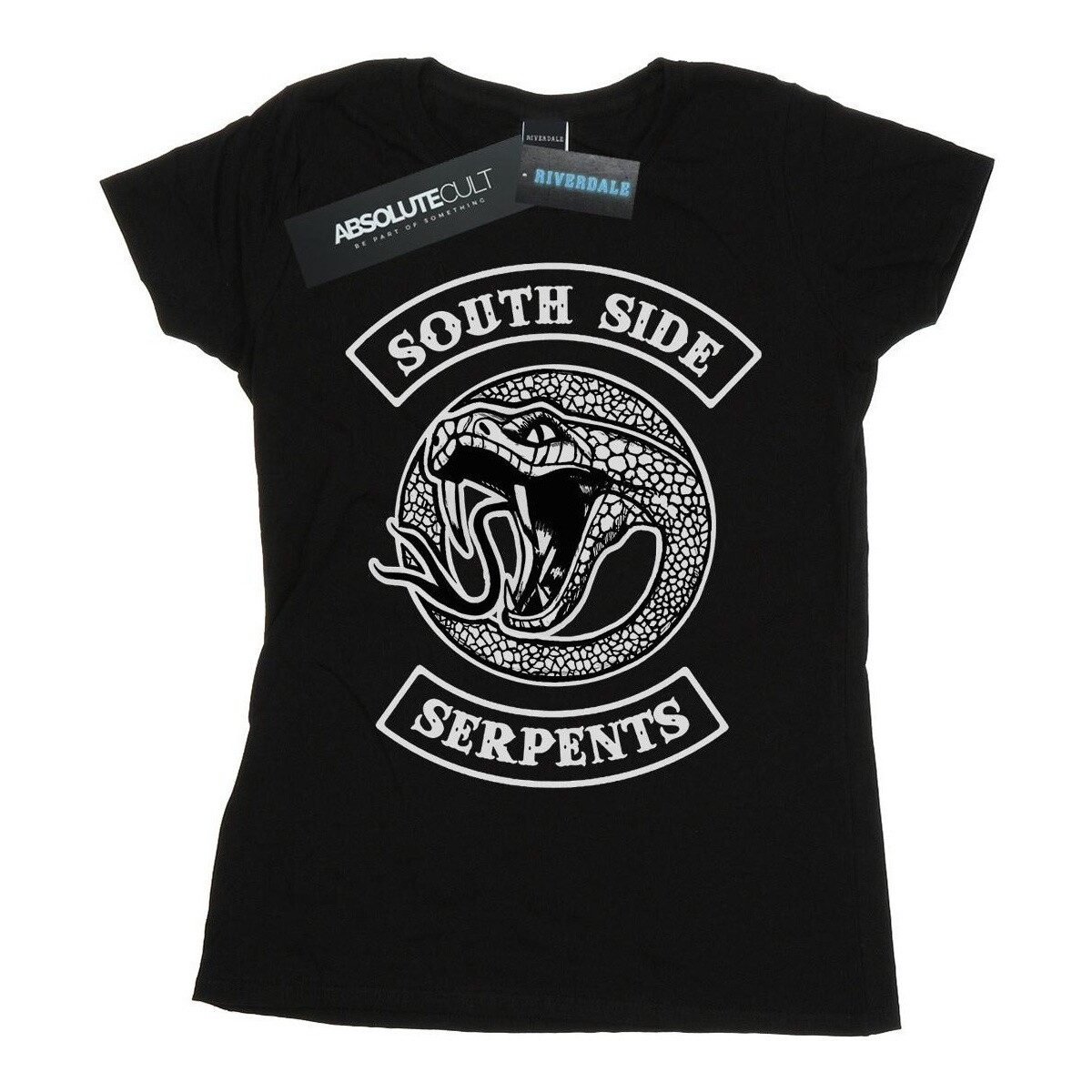 Abbigliamento Donna T-shirts a maniche lunghe Riverdale Southside Serpents Monotone Nero