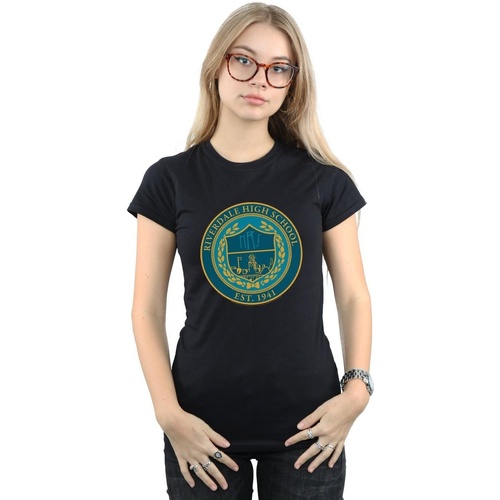 Abbigliamento Donna T-shirts a maniche lunghe Riverdale BI38202 Nero