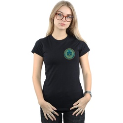 Abbigliamento Donna T-shirts a maniche lunghe Riverdale High School Crest Breast Print Nero