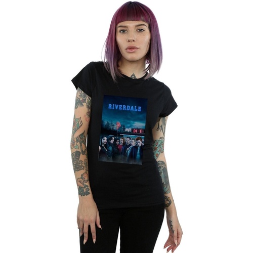 Abbigliamento Donna T-shirts a maniche lunghe Riverdale BI38225 Nero