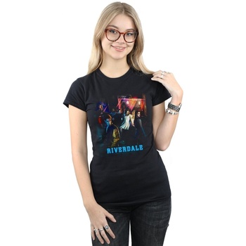 Abbigliamento Donna T-shirts a maniche lunghe Riverdale Diner Booth Nero