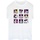 Abbigliamento Donna T-shirts a maniche lunghe Disney Minnie Mouse Squares Bianco