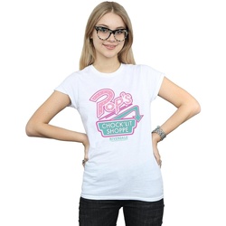 Abbigliamento Donna T-shirts a maniche lunghe Riverdale Pops Logo Bianco