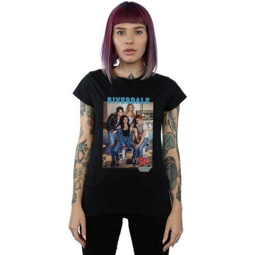 Abbigliamento Donna T-shirts a maniche lunghe Riverdale BI38268 Nero