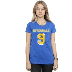 Abbigliamento Donna T-shirts a maniche lunghe Riverdale Nine Logo Blu