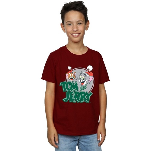 Abbigliamento Bambino T-shirt maniche corte Dessins Animés Christmas Greetings Multicolore