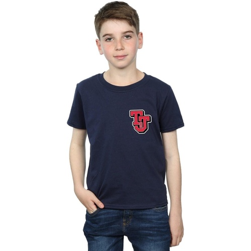 Abbigliamento Bambino T-shirt maniche corte Dessins Animés Collegiate Logo Blu