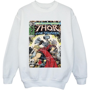 Abbigliamento Bambino Felpe Marvel Thor Love And Thunder Vintage Poster Bianco