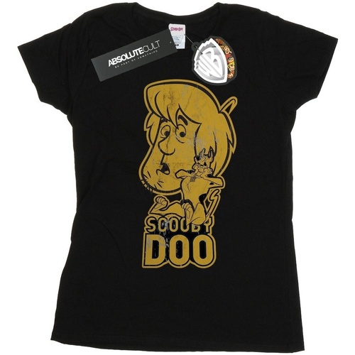 Abbigliamento Donna T-shirts a maniche lunghe Scooby Doo And Shaggy Nero