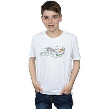 Abbigliamento Bambino T-shirt maniche corte Dessins Animés Let The Hunt Begin Bianco