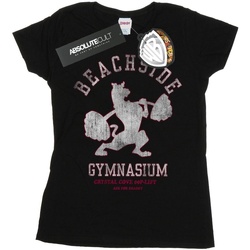 Abbigliamento Donna T-shirts a maniche lunghe Scooby Doo Beachside Gymnasium Nero