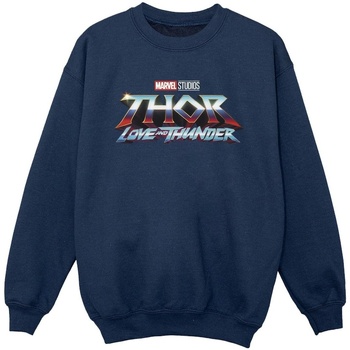 Abbigliamento Bambino Felpe Marvel Thor Love And Thunder Logo Blu