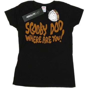 Abbigliamento Donna T-shirts a maniche lunghe Scooby Doo Where Are You Spooky Nero